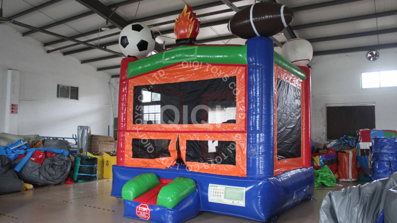 football inflatable castle 